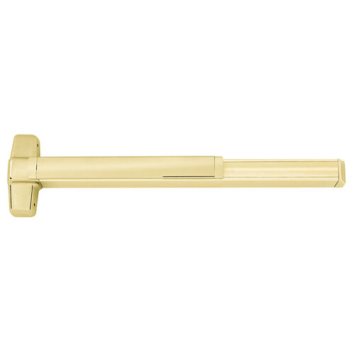 Concealed Vertical Rod Exit Devices Satin Brass
