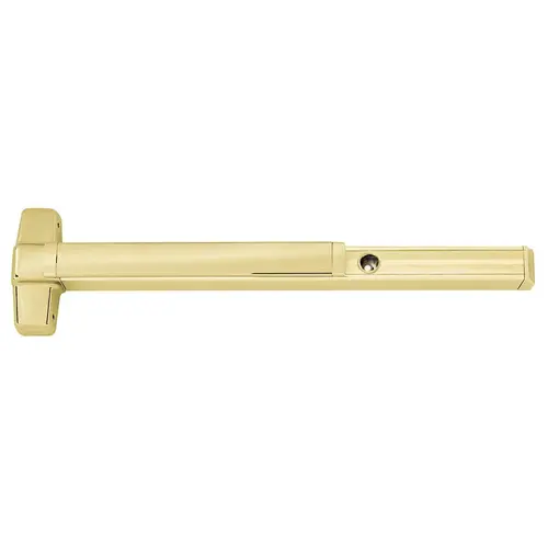 Concealed Vertical Rod Exit Devices Satin Brass