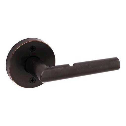 Milan Lever with Round Rose Half Dummy Door Lock Venetian Bronze Finish