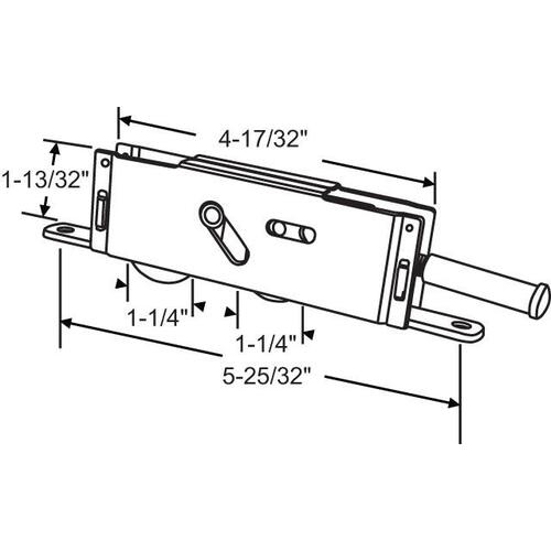 Brixwell 9-801 Patio Door Tandem Roller 1-1/4 Wheels