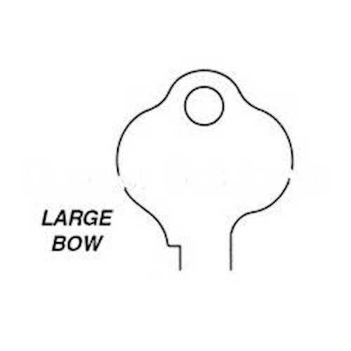 Corbin Russwin N16PIN51 Single Section Large Bow Key Blanks