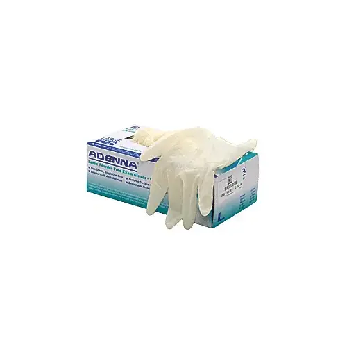 Medium Powder-Free Disposable Latex Gloves