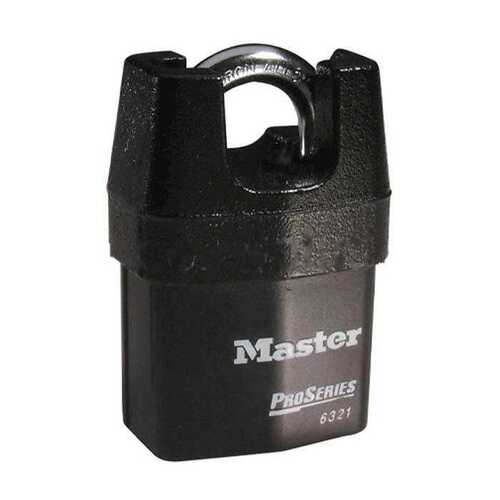 Master Lock Company 6325KA-10G002 Pro Series Shrouded Shackle Padlock