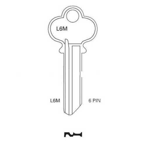 Jet L6MJET Key Blank