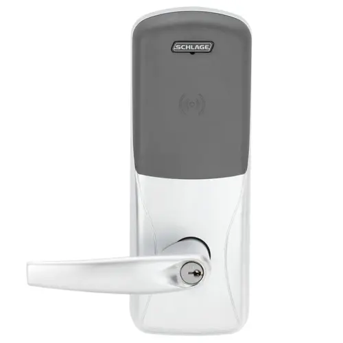 Electric Cylindrical Lock Bright Chrome