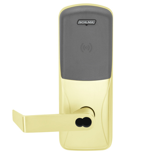 Standalone Classroom Lockdown Solution Bright Brass