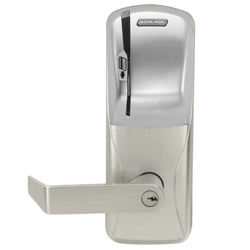 Electric Mortise Lock Satin Nickel Plated Clear Coated