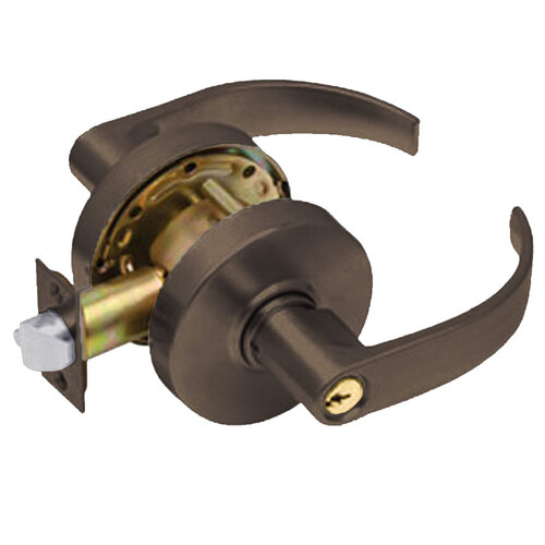 Cylindrical Lock Dark Oxidized Satin Bronze Oil Rubbed