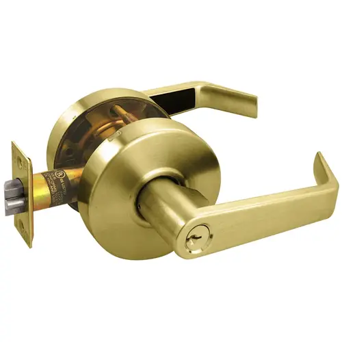 Cylindrical Lock Satin Brass