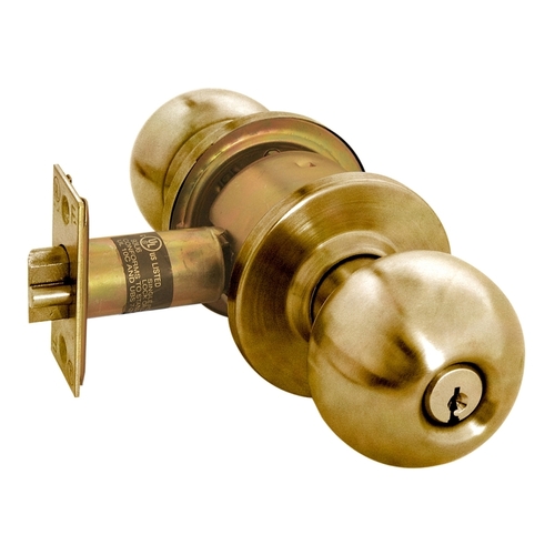 Cylindrical Lock Satin Bronze Clear Coated