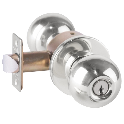 Cylindrical Lock Bright Stainless Steel