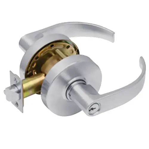 Cylindrical Lock Satin Chrome