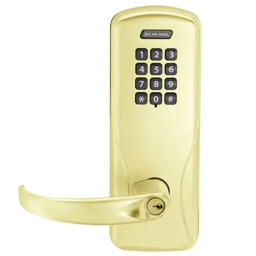 Electric Mortise Lock Bright Brass