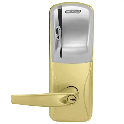 Electric Mortise Lock Satin Brass