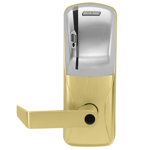 Electric Mortise Lock Satin Brass