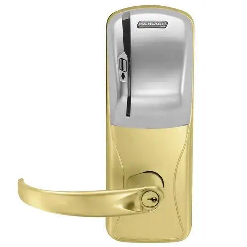 Electric Mortise Lock Satin Brass