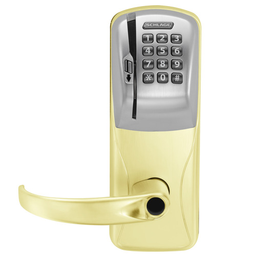 Electric Mortise Lock Bright Brass