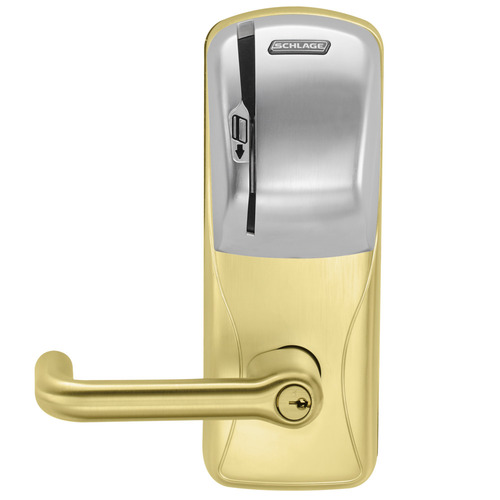 Electric Mortise Lock Satin Brass