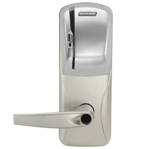 Electric Mortise Lock Satin Nickel Plated Clear Coated