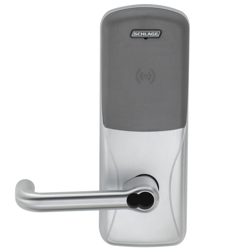 Electric Cylindrical Lock Satin Chrome