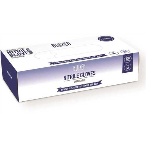 Safety Works SmBlueESNi5MIL Small Blue Extra-Strength 5mil Nitrile Gloves Case