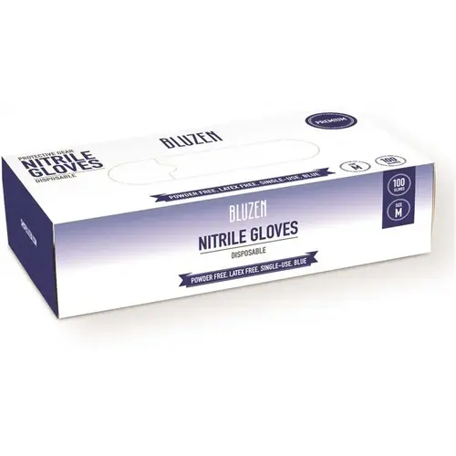 Extra Large Blue Industrial 4mil Nitrile Hybrid Gloves Case - pack of 1000