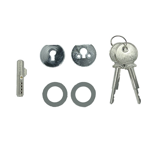 CRL D802CKA Chrome Keyed Alike Universal Plunger Lock