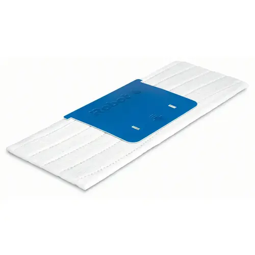 Mop Pad Braava Jet 10.6" L Wet Fiber Blue/White - pack of 6