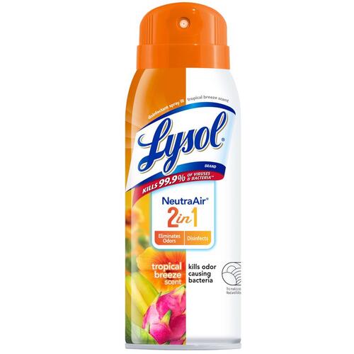 LYSOL 1920098289 Disinfectant Spray Neutra Air Tropical Breeze Scent 10 oz
