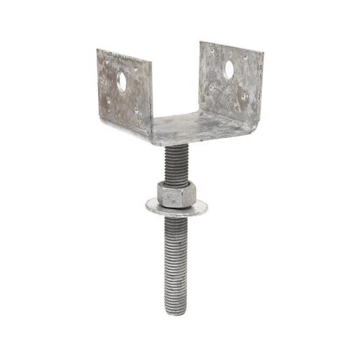 Elevated Post Base 10.31" H X 3.5" W 12 Ga. Steel Galvanized