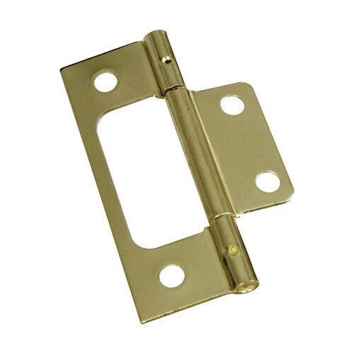 National Hardware N146951 Door Hinge 3" L BrassPlated BrassPlated