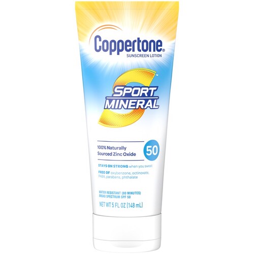 Coppertone 481450790000 Sunscreen Lotion Sport Mineral 5 oz