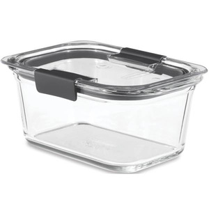 Rubbermaid 2118318 Food Container and Lid Brilliance 4.7 cups Clear Clear
