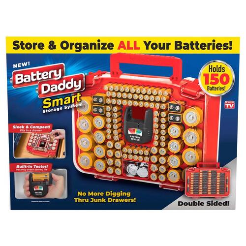 Battery Daddy BADAS-MC4 Battery Storage System Smart As Seen On TV Plastic Multicolored