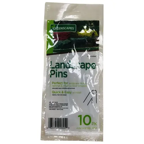Landscape Fabric Pins 1" W X 4" L Steel