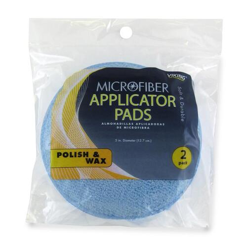Applicator Pads Microfiber Blue