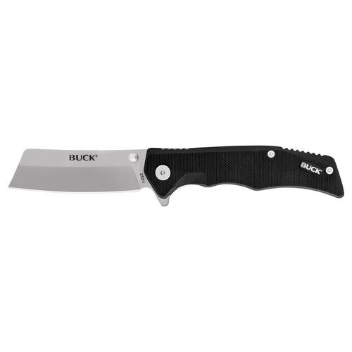 Buck Knives 13090 Pocket Knife Trunk Black 7Cr Stainless Steel 6.88" Cleaver