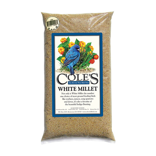 Cole's MI20 Wild Bird Food Assorted Species White Millet 20 lb
