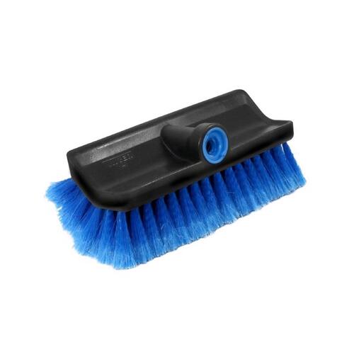 Unger 975830 Multi-Angle Wash Brush 10" W Soft Bristle Black/Blue