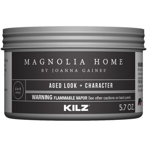 Magnolia Home by Joanna Gaines M001316 Finishing Wax Kilz Transparent Flat Dark Vintage 5.7 oz Dark Vintage