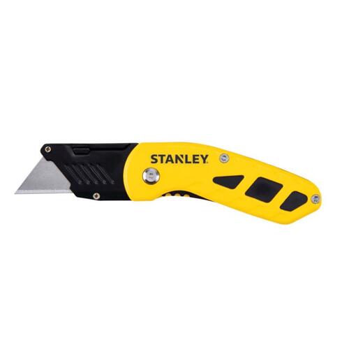 Stanley STHT10424 Compact Utility Knife 4" Folding Black/Yellow Black/Yellow