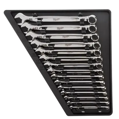 Combination Wrench Set Max Bite Metric Black/Silver