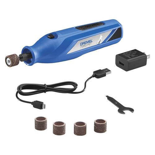 Dremel 7350PET Rotary Tool 4 V 7 pc Cordless Kit