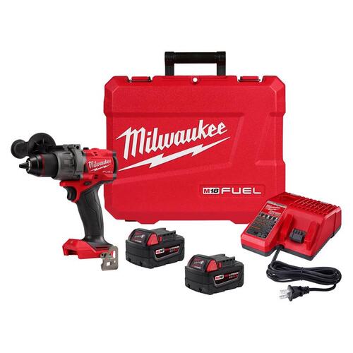Milwaukee 290422 M18 FUEL 280422 Hammer Drill Kit, Battery Included