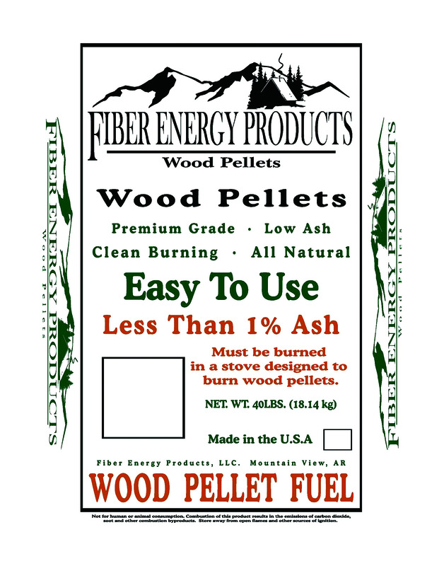 Fiber Energy PREMIUM 4001 Wood Pellet Fuel Oak 40 lb