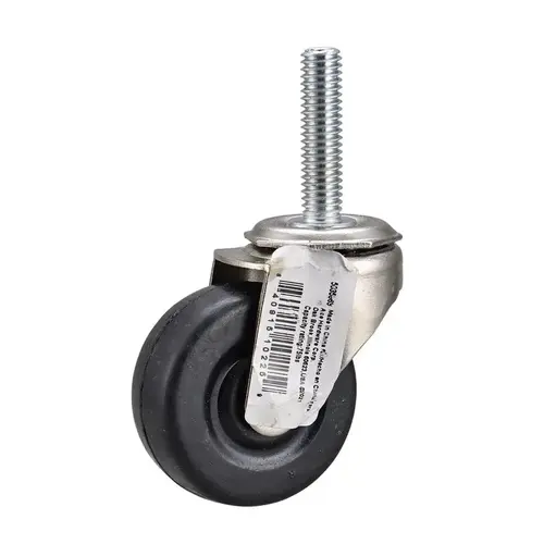 Caster 2" D Swivel Soft Rubber 75 lb Black