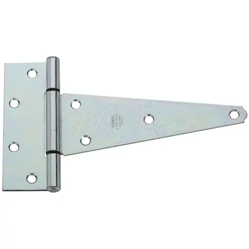 Extra Heavy Duty T-Hinge 8" L Zinc-Plated Zinc-Plate - 2 per pack x5 packs