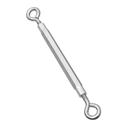 2170BC 3/8" x 16" Eye / Eye Turnbuckle - Zinc Plated