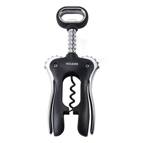 HOUDINI H1-012901T Wing Corkscrew Black Stainless Steel Black