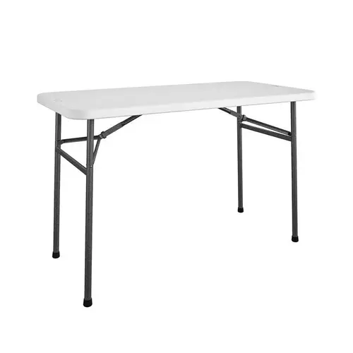 Cosco 14-146-WSP2 Folding Table Casual 24.05" W X 48" L Rectangular White